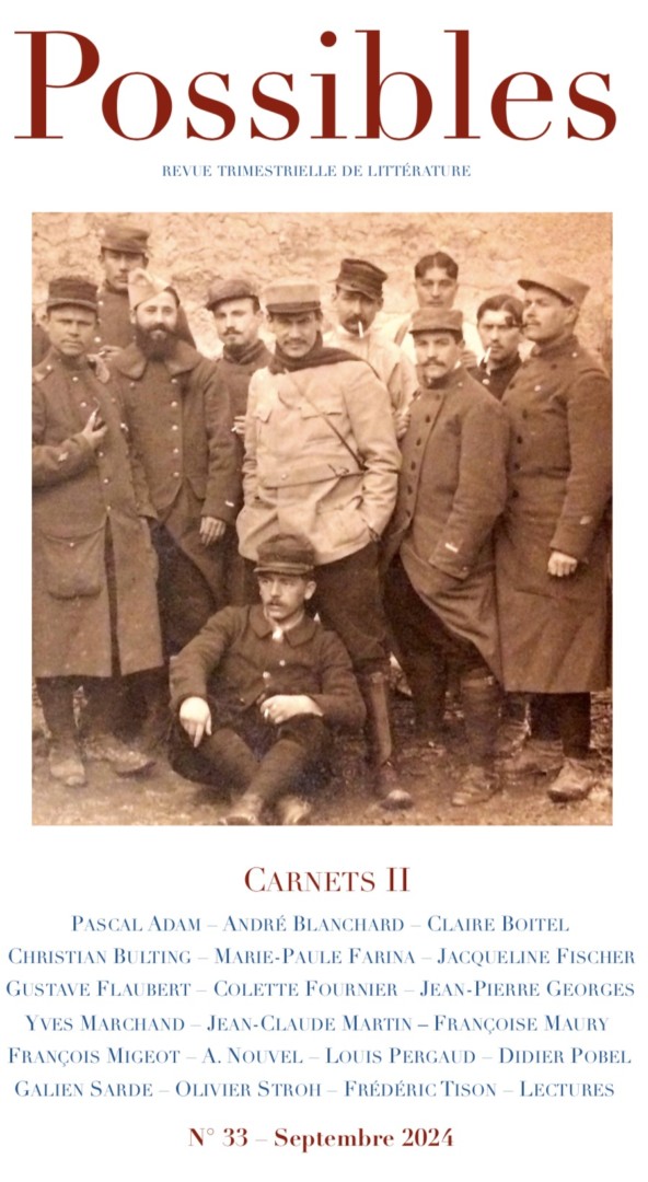 Possibles - Carnets II - n°33 septembre 2024